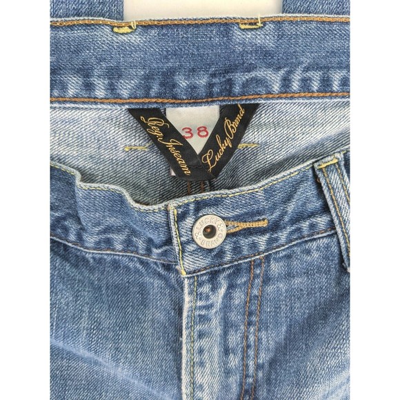 Lucky Brand H212 Classic Fit Men's Blue Jeans 38 Regular Inseam 30 Medium Wash - Picture 2 of 6